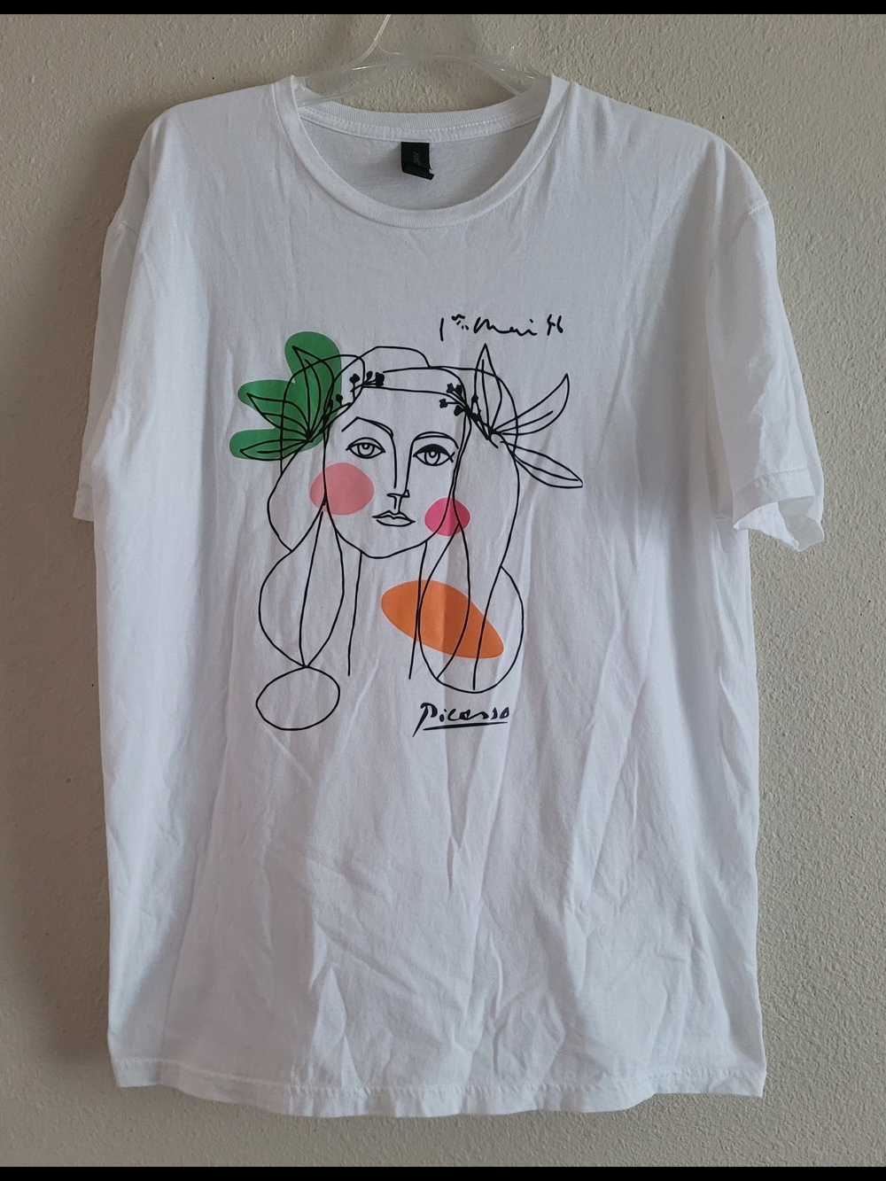 Pablo Picasso War And Peace Graphic Printed Tee